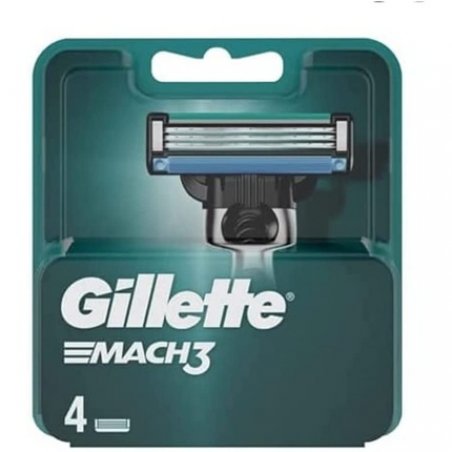 Gillette Mach3 Men's Razor Blades 4 Replacement Blades