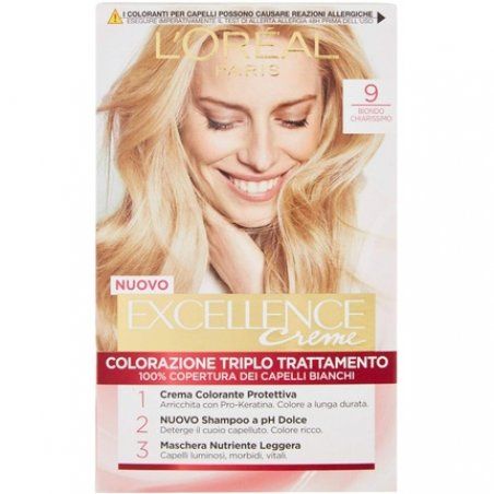 L`Oréal Paris Excellence Hair Color Cream Very Light Blonde 9