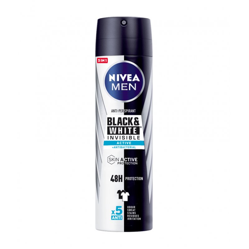 NIVEA Men Black & White Active Spray deodorant 200 ml 1 pc(s)