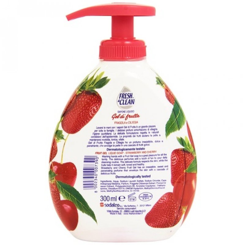 Fresh & Clean Strawberry Cherry Liquid Soap 300ml