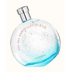 Hermes Eau Des Merveilles Bleue Eau de Toilette Spray For Her 50ml