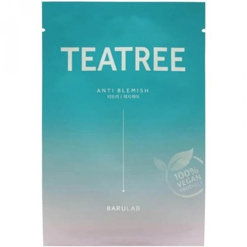 Barulab Balancing Tea Tree Sheet Mask The Clean Vegan Mask 20ml
