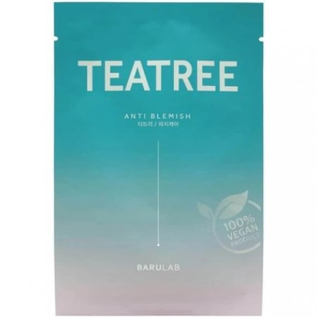 Barulab Balancing Tea Tree Sheet Mask The Clean Vegan Mask 20ml