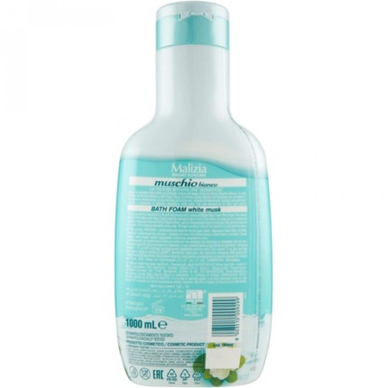 Malizia White Musk Bath Foam 1000ml