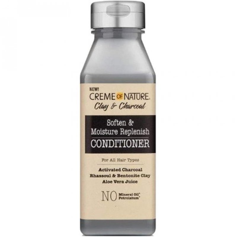 Creme of Nature Clay & Charcoal Soften & Moisture Replenish Conditioner 355ml