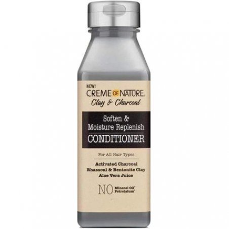 Creme of Nature Clay & Charcoal Soften & Moisture Replenish Conditioner 355ml