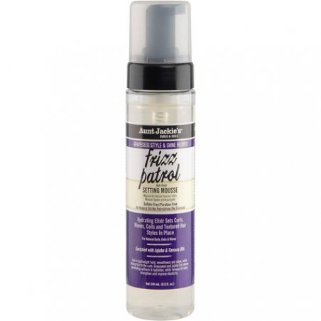 Aunt Jackie's Grapeseed Frizz Patrol Setting Mousse 8.5oz