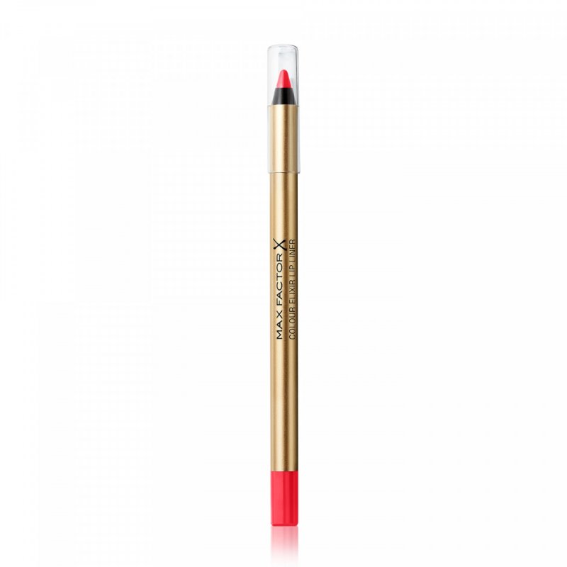 Max Factor Colour Elixir Lip Liner Red Poppy 10 - Perfectly Defined Lip Contour for Stunning Lips - Smooth Application