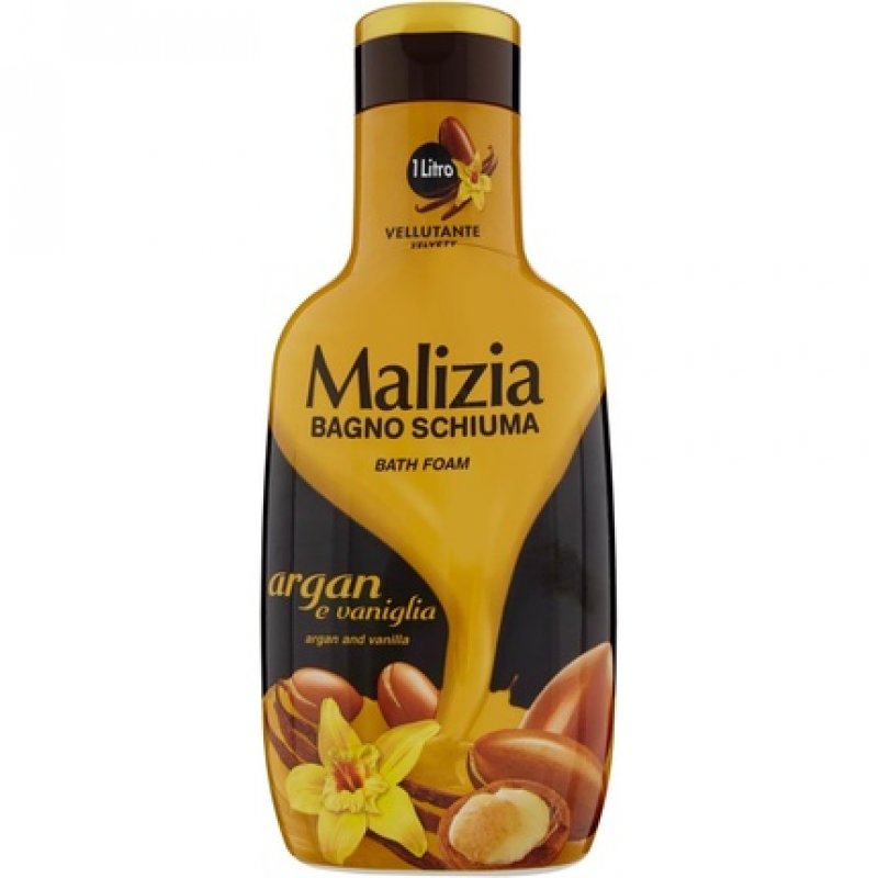 Malizia Bath Foam Argan and Vanilla 1000ml