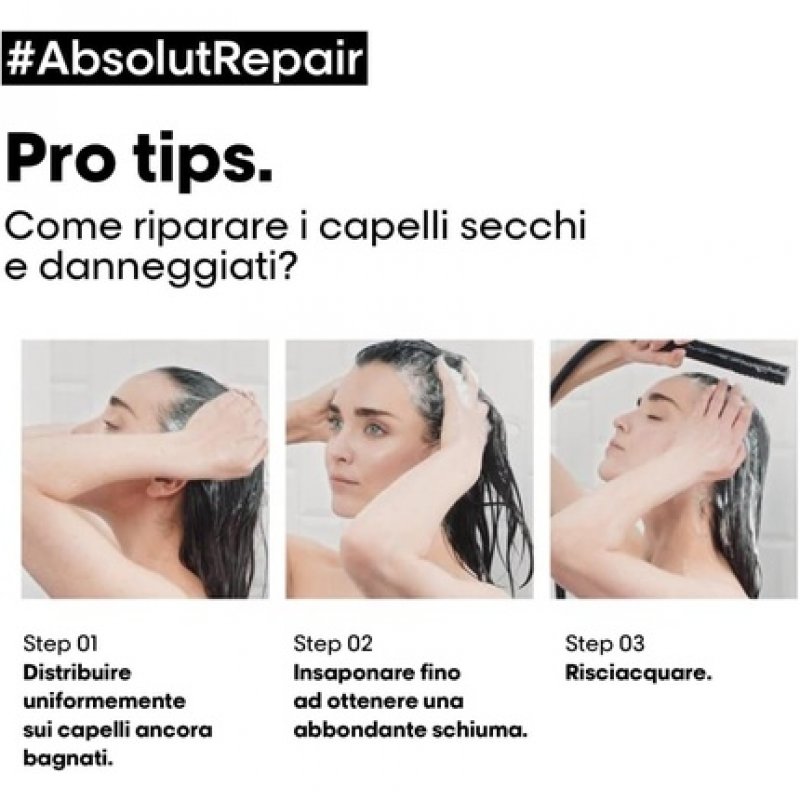 L'Oréal Professionnel Gift Set with Shampoo, Hair Mask and Leave-In Oil for Damaged and Dry Hair with Quinoa Expert