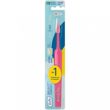 TEPE Select Compact X-Soft Toothbrush Small User-Friendly Brush