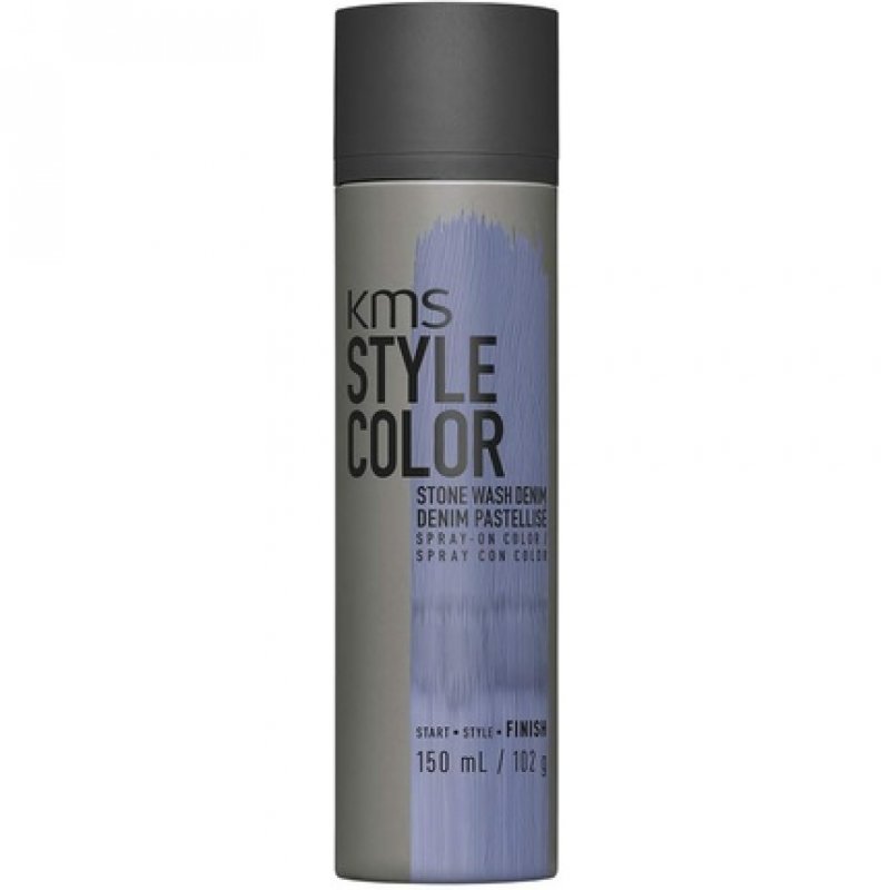 KMS Style Colour Temporary Hair Colour Spray 150ml Wash Denim