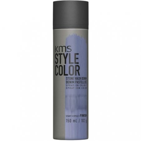 KMS Style Colour Temporary Hair Colour Spray 150ml Wash Denim