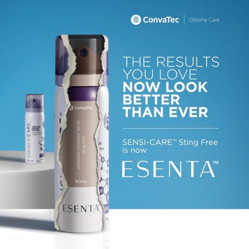 ConvaTec ESENTA Adhesive Remover Spray for Around Stomas and Wounds Sting Free Alcohol Free 50ml Bottle