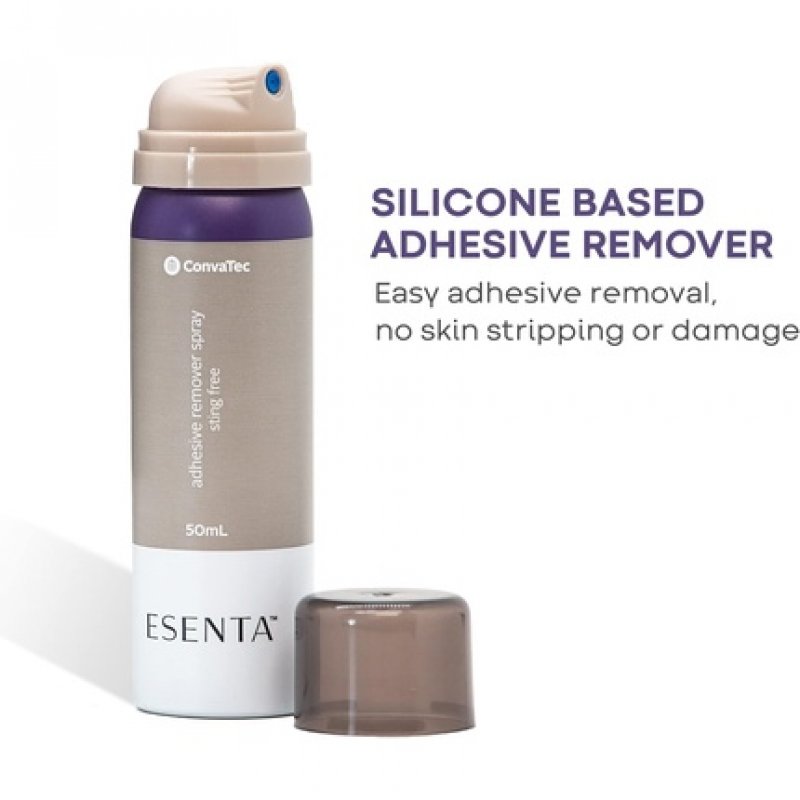 ConvaTec ESENTA Adhesive Remover Spray for Around Stomas and Wounds Sting Free Alcohol Free 50ml Bottle