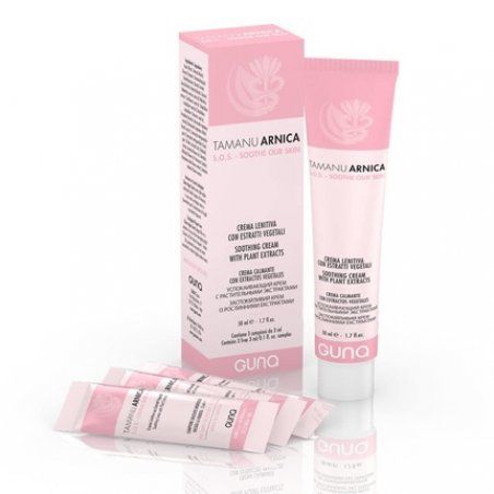 Guna Tamanu Arnica Cream with Calendula and Botanical Plant Extracts for Dry, Chapped Irritated Skin 50ml