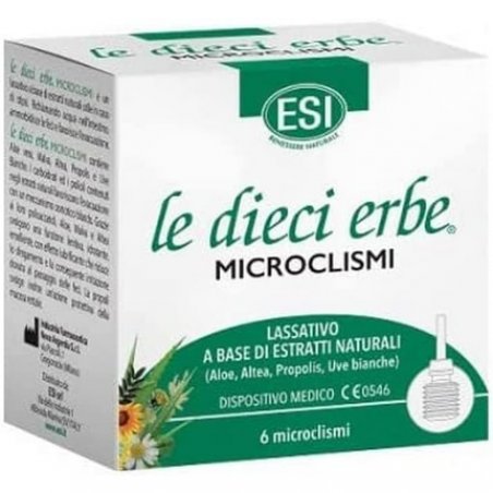 Esi Le Dieci Erbe 6 Natural Based Microclysms