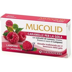 Mucolid Lumaca & Lampone 24 Caramelle