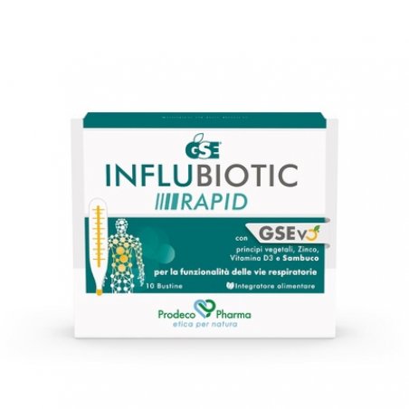 Prodeco Pharma GSE INFLUBIOTIC RAPID Dietary Supplement with GSEvo, Herbal Ingredients, Zinc, Vitamin D3, and