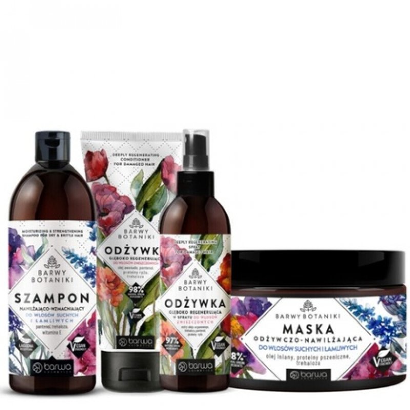 Barwa Botanic Hair Shampoo Moisturizing Nourishing Conditioner for All Hair Types