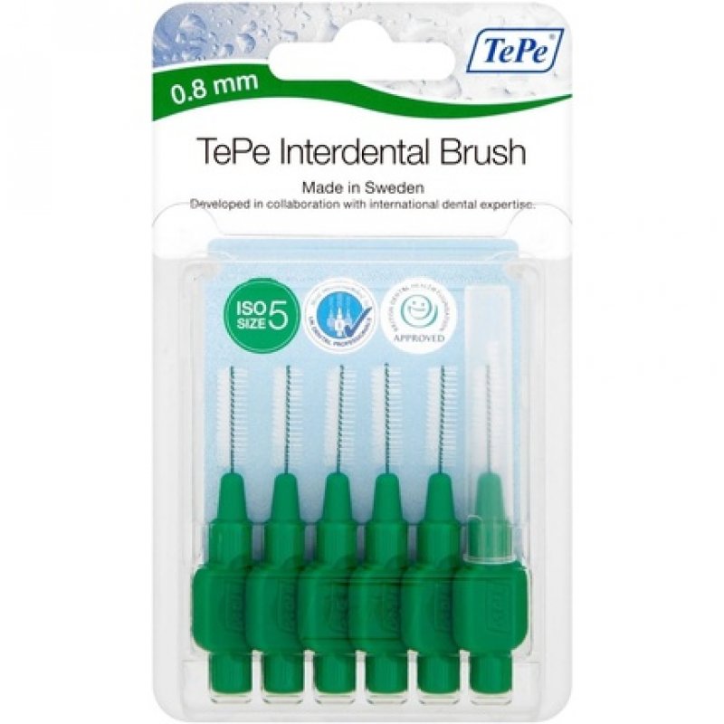TePe Interdental Brushes Green 0.8mm