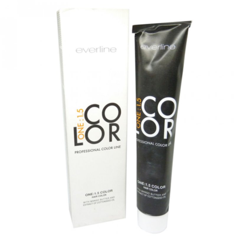 Everline Color One Hair Color Cream Permanent Coloration 100ml