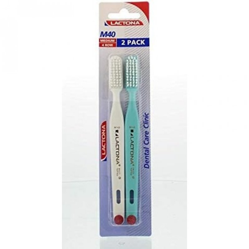 Lactona Toothbrush M40 Medium Duo - Pack of 2