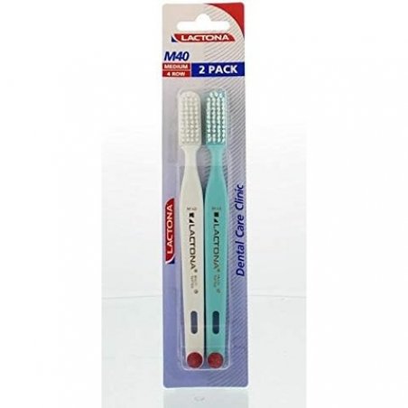 Lactona Toothbrush M40 Medium Duo - Pack of 2