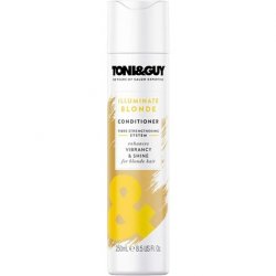 Toni&Guy Illuminate Blonde Conditioner to Enhance Shine for Colored, Highlights and Natural Blonde Hair 250ml