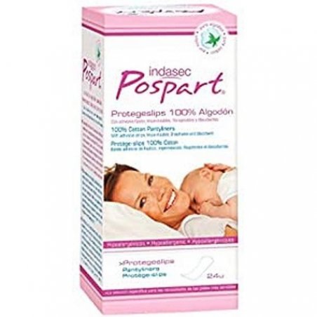 Indasec Postpartum Panty Liners 100% Cotton