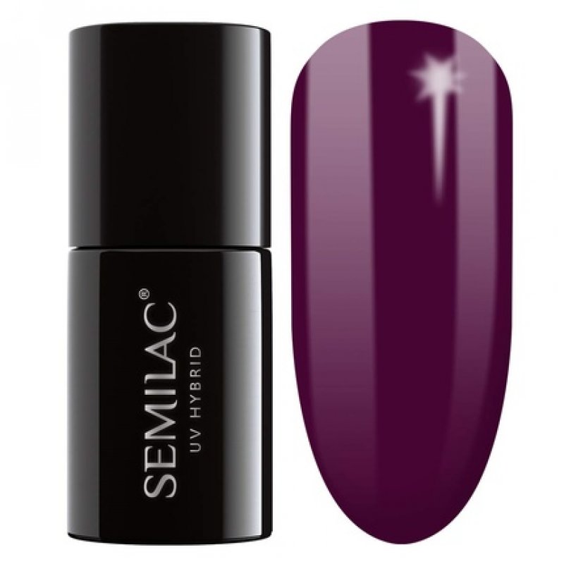 Semilac UV Nail Polish Burgundy Wine Color 083 7ml