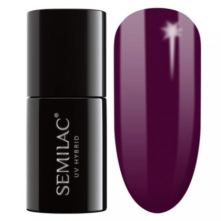 Semilac UV Nail Polish Burgundy Wine Color 083 7ml