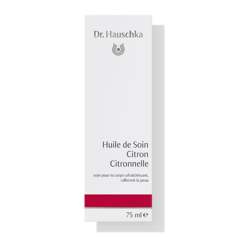 Dr. Hauschka Huile de Soin Citron Citronnelle soin pour le corps rafraîchissant raffermit la peau 75ml