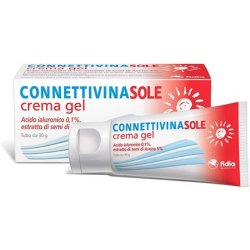 Fidia Farmaceutici Cream Gel Connectors 30g Tube Hyaluronic Acid 0.1% Avavine Seed Extract 5% for Scars Sunburn and