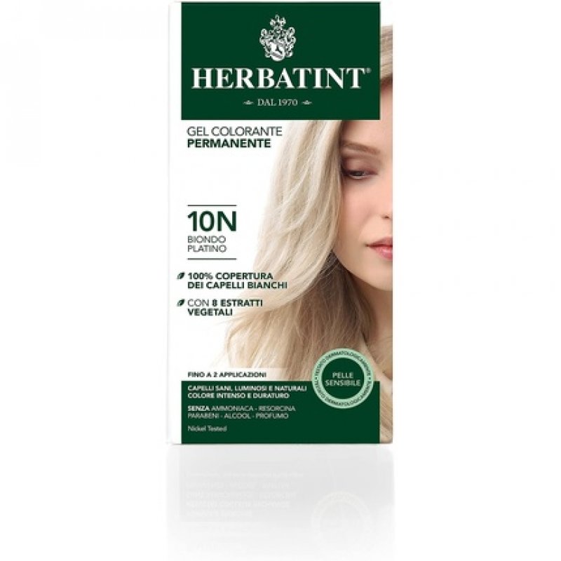 Novavis Platinum Blonde Permanent Herbal Hair Colour Gel 135ml