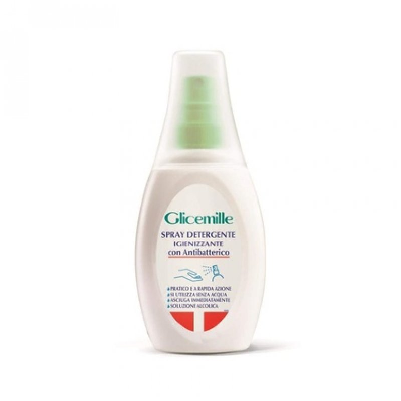 Glicemille Hand Sanitizing Spray with 85% Alcohol 75ml for Hands Smartphones and Surfaces