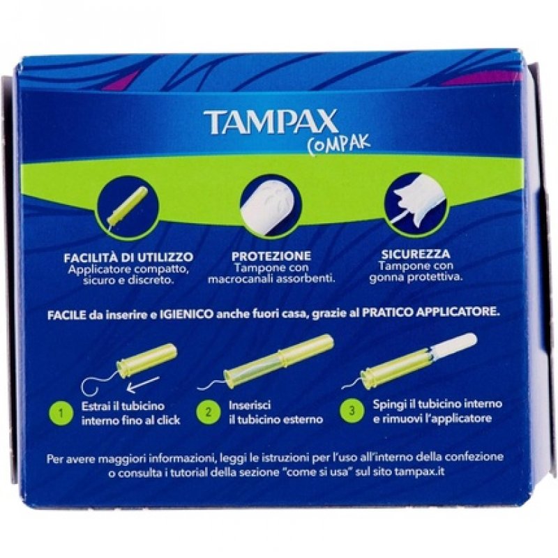 Tampax Compak Super Tampons 16 Pack