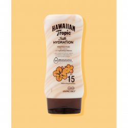 Hawaiian Tropic Silk Hydration Protective Sun Lotion SPF 15 Lotion d’écran solaire Corps 12 h Adultes