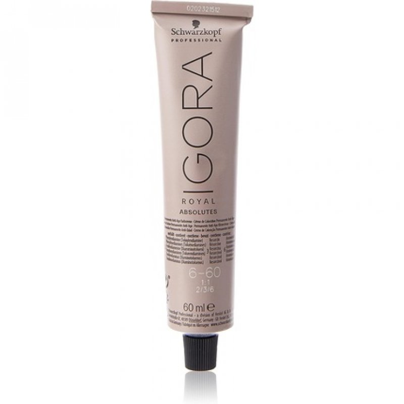 Igora Royal Absolutes Permanent Hair Color 6-60 60ml Dark Blonde Chocolate Natural