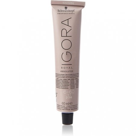 Igora Royal Absolutes Permanent Hair Color 6-60 60ml Dark Blonde Chocolate Natural