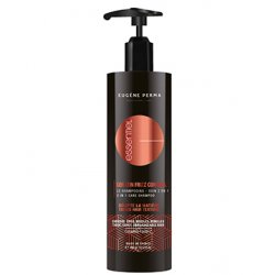 Eugene Perma Professional 2-in-1 Keratin Frizz Control Anti-Frizz Shampoo for Thick/Curly/Rebel Hair 400ml