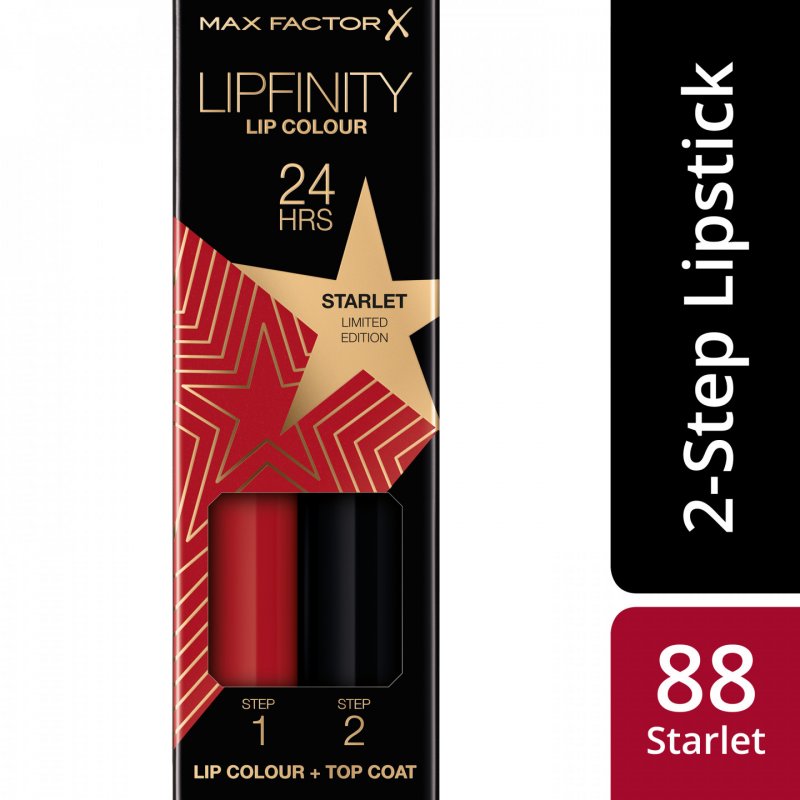 Max Factor Lipfinity Lip Colour 2 Step Rising Stars Collection 88 Starlet
