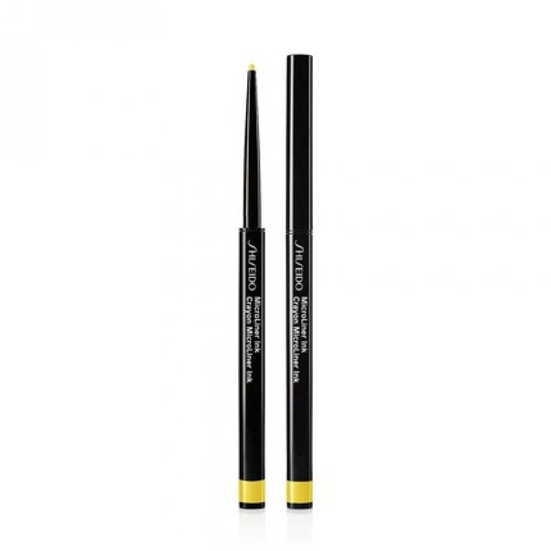 Shiseido MicroLiner Ink Micro-Fine Eyeliner Smudge-Proof Saturated Matte Color Lasts Up to 24 Hours Yellow 06