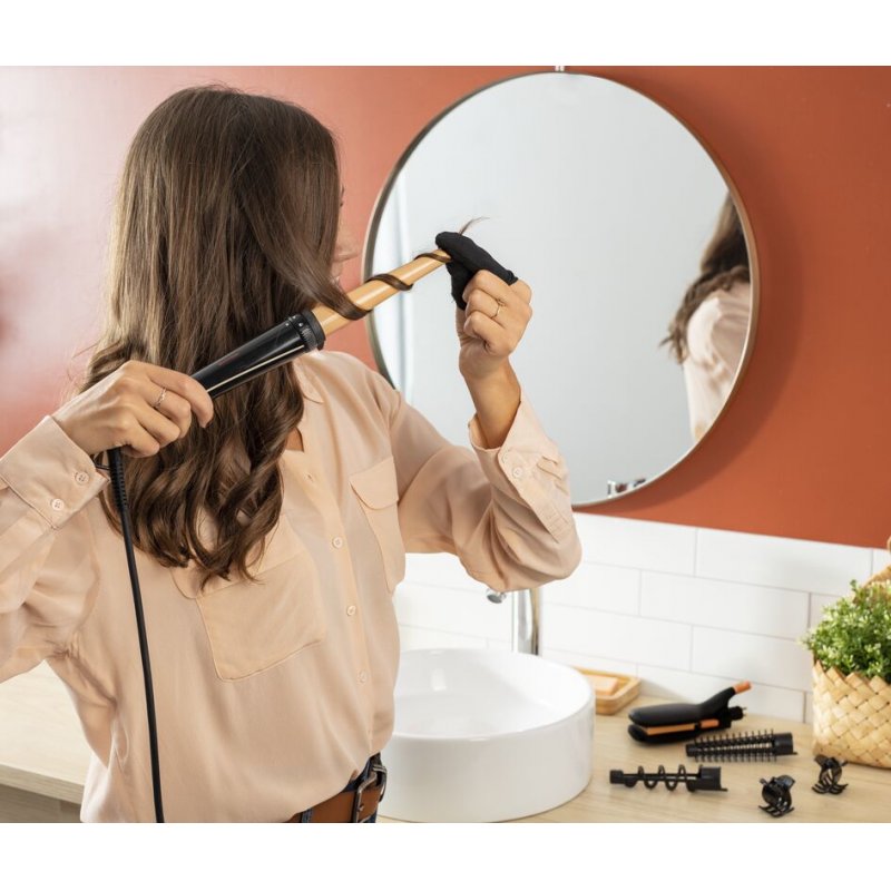 Rowenta Infinite Looks CF4231F0 hair styling tool Multistyler Warm Black, Bronze 1.8 m