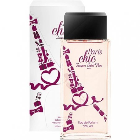 Jacques Saint Pres Paris Chic Eau de Parfum Spray for Women 100ml - Floral Oriental Fragrance by Ulric de Varens
