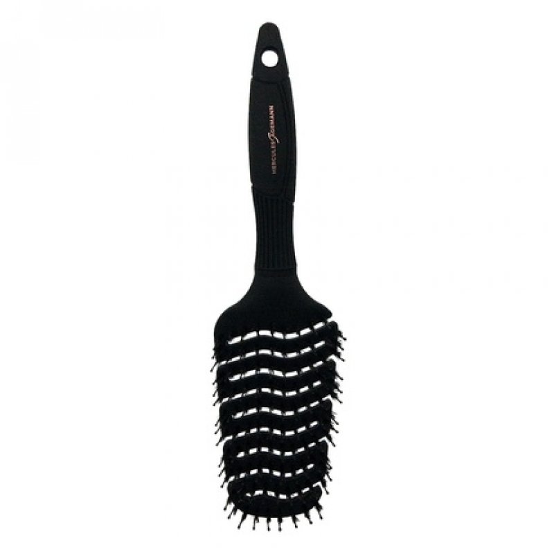 HERCULES SÄGEMANN 9148 Flexy Shape Hairbrush Flexible Gentle Natural Bristle Brush with Nylon Pins Detangling Brush