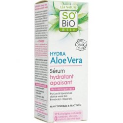 SO'BiO étic Hypoallergenic Sensitive and Reactive Skin Cosmebio Hydra Aloe Vera Soothing Moisturizing Serum 30ml