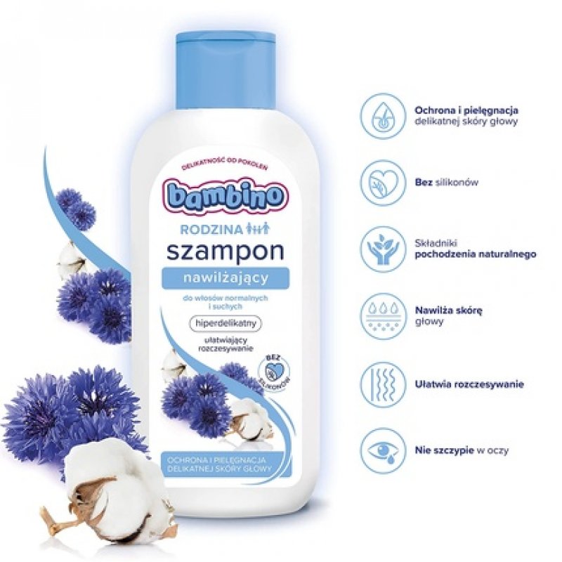 Bambino Family Moisturizing Shampoo 400ml