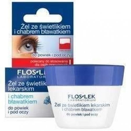 Floslek Eye Gel with Eyebright and Cornflowers 10g