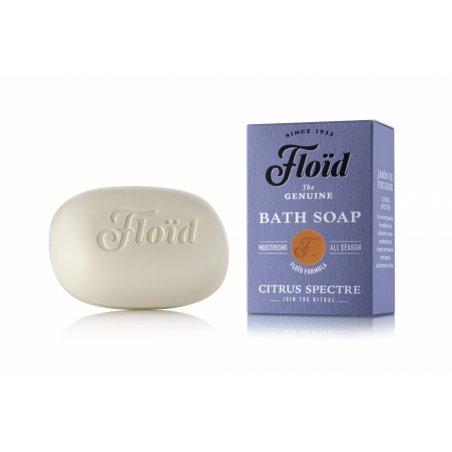 Floid Citrus Spectre Bath Soap 100% Vegetable Bar Enriched with Nourishing Lecithin Shea Butter and Sesame Oil